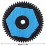 T best RC Car Spur Gear, Metal 56T Spur Gear and 12T Motor Gear RC Replacement Spare Upgrade Parts Accessories for Axial SCX10 RC Car Model