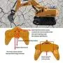Channel Full Functional Remote Control Excavator Toy with Metal Shovel, Rechargeable Construction Vehicle with Sound & Flashing Lights for 3 4 5 6 7 8 Year Old Boys and Girls Birthday Gifts Channel Full Functional Remote Control Excavator Toy with Metal Shovel, Rechargeable Construction Vehicle with Sound & Flashing Lights for 3 4 5 6 7 8 Year Old Boys and Girls Birthday Gifts
