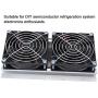 Diyeeni Semiconductor Cooler 140 W Thermoelectric Semiconductor Cooler Refrigeration Cooling Fan Heat Sink System Kit for DIY semiconductor Refrigeration System