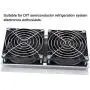 Diyeeni Semiconductor Cooler 140 W Thermoelectric Semiconductor Cooler Refrigeration Cooling Fan Heat Sink System Kit for DIY semiconductor Refrigeration System
