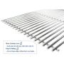 Utheer 7528 304 Stainless Steel Cooking Grid Grate (19.5 x 12.9 inch) for Weber Genesis E and S Series 300 E310 E320 S310 S320 Gas Grills, Weber Genesis Grill Replacement Parts