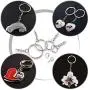 Swpeet 300Pcs Sliver Key Chain Rings Kit, 100Pcs Keychain Rings with Chain and 100Pcs Jump Ring with 100Pcs Screw Eye Pins Bulk for Jewelry Findings Making - 3/5 Inch, 4/5 Inch, 1 Inch, 6/5 Inch Swpeet 300Pcs Sliver Key Chain Rings Kit, 100Pcs Keychain Rings with Chain and 100Pcs Jump Ring with 100Pcs Screw Eye Pins Bulk for Jewelry Findings Making - 3/5 Inch, 4/5 Inch, 1 Inch, 6/5 Inch