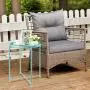 danpinera End Table, Side Table Metal Waterproof Small Coffee Table Sofa Side Table with Round Removable Tray for Living Room Bedroom Balcony and Office (Mint Blue) danpinera End Table, Side Table Metal Waterproof Small Coffee Table Sofa Side Table with Round Removable Tray for Living Room Bedroom Balcony and Office (Mint Blue)