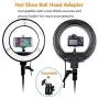 Kshioe 14 Dimmable Led Ring Light, Continuous Lighting Kit Photography Photo Studio Light for Makeup, Camera Smartphone YouTube Video Shooting Kshioe 14 Dimmable Led Ring Light, Continuous Lighting Kit Photography Photo Studio Light for Makeup, Camera Smartphone YouTube Video Shooting