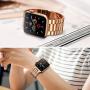 Fitlink Stainless Steel Metal Band for Apple Watch 38/40/42/44mm Replacement Link Bracelet Band Compatible with Apple Watch Series 6 Apple Watch Series 5 Apple Watch Series 1/2/3/4 (Rose Gold,38/40mm)