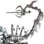 3D Metal Puzzle Scorpion DIY Model Kit, Puzzle Jigsaw Scorpion King 3D Stainless Steel Ornaments