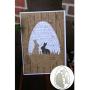 Easter Bunny Metal Die Cuts, Cutting Dies Cut Stencils for DIY Scrapbooking Photo Album Decorative Embossing Paper Dies for Card Making Template