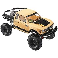 Axial SCX10 II Trail Honcho 4WD RC Rock Crawler Off-Road 4x4 Electric RTR with 2.4Ghz Radio, Waterproof ESC & LED Lights, 1/10 Scale RTR (Tan)