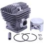 Adefol 52mm MS460 Cylinder Piston Kit for STIHL 046 MS460 Chainsaw Replacement Parts with Decompression Valve Fuel Oil Line Filter for 1128 120 1217