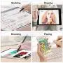 Stylus for iPad (2 Pcs), StylusHome Magnetic Disc Universal Stylus Pens Touch Screens for Apple/iPhone/Ipad pro/Mini/Air/Android/Microsoft/Surface All Capacitive Touch Screens - Black/White