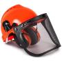 TR Industrial TR88011 Hard Hat Forestry Safety Helmet & Ear Muffs