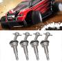 Dilwe 4pcs RC Car Joint Shaft,Durable Metal Transmission Joint Shaft for Wltoys K969 K979 K989 K999 P929 P939 1/28 RC Car Upgrade Parts