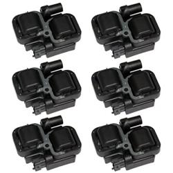 MAS Ignition Coils with Plug Wire Sets Compatible with Mercedes-Benz C CL CLK ML Class 1997-2009 OEM# UF359 5C1226