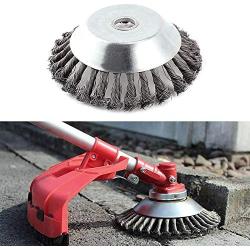 SOFW Wire Trimmer Blade Steel Wire Wheel Garden Brush Lawn Mower Cutter Blade Trimmer Metal Blades Trimmer Head Garden Grass Trimmer Head