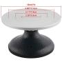 YaeMarine 7'' Diameter Sculpting Wheel Heavy Duty Metal Pottery Decorating Banding Wheel,Joined with A Heavy-Duty Ball Bearing