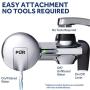 PUR PFM400H Faucet Water Filtration System, Horizontal, Chrome
