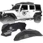 Hooke Road Wrangler JK Inner Fender Liners Front & Rear Kit Compatible with Jeep Wrangler JK & Unlimited 2007-2018 2/4 Doors Hooke Road Wrangler JK Inner Fender Liners Front & Rear Kit Compatible with Jeep Wrangler JK & Unlimited 2007-2018 2/4 Doors