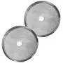 French Press Replacement Filter Screen (2pack) - Includes Metal Center Ring - Universal 8-Cup Stainless Steel Reusable Filter