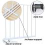 Mebbay 12 Pack Closet Wire Shelf Dividers Vertical Metal Organizer Separators for Wood Shelf Wardrobe Cabinets Kitchen Office Sweater New and Improved, White, 11.8 x 11.8 Inches