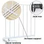 Mebbay 12 Pack Closet Wire Shelf Dividers Vertical Metal Organizer Separators for Wood Shelf Wardrobe Cabinets Kitchen Office Sweater New and Improved, White, 11.8 x 11.8 Inches