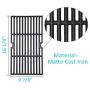 BBQration 16 1/4'' CIF159C Matte Cast Iron Cooking Grid Replacement for Uniflame GBC1059WB, GBC1059WE-C, Dyna-Glo DGF510SBP, DGF510SSP, Backyard Grill BY13-101-001-13, Better Homes & Gardens and More