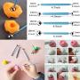 Augernis Polymer Clay Tools,28pcs Modeling Clay Sculpting Tools Set for Pottery Sculpture,Dotting Tools Ball Styluses for Rock Painting Cake Fondant Decoration