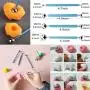 Augernis Polymer Clay Tools,28pcs Modeling Clay Sculpting Tools Set for Pottery Sculpture,Dotting Tools Ball Styluses for Rock Painting Cake Fondant Decoration Augernis Polymer Clay Tools,28pcs Modeling Clay Sculpting Tools Set for Pottery Sculpture,Dotting Tools Ball Styluses for Rock Painting Cake Fondant Decoration