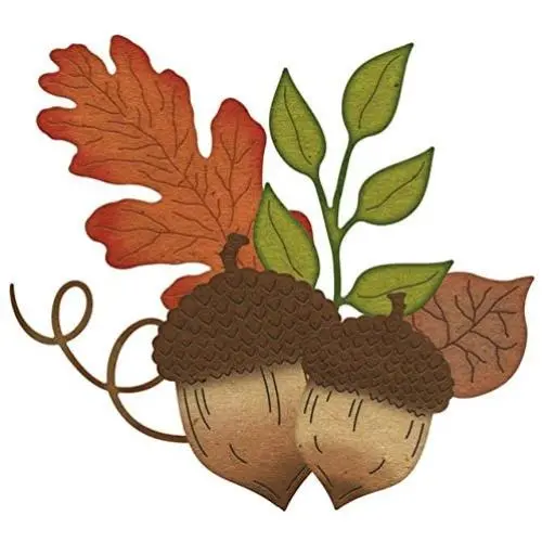 6 Pieces/Set Acorns and Leaves Metal Cutting Dies Stencil for DIY Scrapbooking Photo Album Embossing Paper Cards Decorative Crafts 6 Pieces/Set Acorns and Leaves Metal Cutting Dies Stencil for DIY Scrapbooking Photo Album Embossing Paper Cards Decorative Crafts