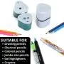 Mr. Pen- Pencil Sharpener for Colored Pencils, 3 Pack, 3 Hole, Pencil Sharpener Manual, Art Pencil Sharpeners, Jumbo Pencil Sharpener, Artist Pencil Sharpener, Colored Pencil Sharpener Mr. Pen- Pencil Sharpener for Colored Pencils, 3 Pack, 3 Hole, Pencil Sharpener Manual, Art Pencil Sharpeners, Jumbo Pencil Sharpener, Artist Pencil Sharpener, Colored Pencil Sharpener