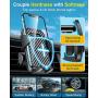 VANMASS Universal Car Phone Mount,【Patent & Safety Certs】Upgraded Handsfree Stand, Dash Windshield Air Vent Phone Holder for Car, Compatible iPhone 11 Pro Xs Max XR X 8 7 6, Galaxy s20 Note 10 9 Plus