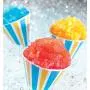 Nostalgia Inch Tall Snow Cone Cart, Metal Scoop Makes 48 Icy Treats, Includes Storage Compartment, Wheels For Easy Mobility – White/Blue
