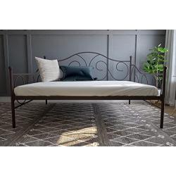 DHP Victoria Daybed, Full Size Metal Frame, Multi-functional Furniture, Bronze