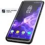 Encased Galaxy S9 Plus Belt Case with Kickstand and Holster Clip, Ultra Thin Slimline Combo Shell Cover with Durable Metal Stand for Samsung S9+ (Smooth Black)