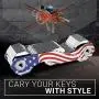 Clips Smart Compact Key Holder Keychain - Made of Carbon Fiber & Stainless Steel- Pocket Organizer Up to 28 Keys- Lightweight, Strong Includes Bottle Opener, Carabiner & More.