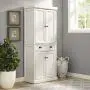 Crosley Furniture Seaside Kitchen Pantry Cabinet - Distressed White Crosley Furniture Seaside Kitchen Pantry Cabinet - Distressed White