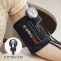 PARAMED Aneroid Sphygmomanometer – Manual Blood Pressure Cuff with Universal Cuff 8.7 - 16.5'' and D-Ring – Carrying Case in The kit – Black – Stethoscope Not Included