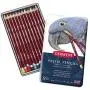 Derwent Pastel Pencils, 4mm Core, Metal Tin, 12 Count (32991)