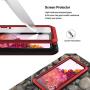 Galaxy S20 FE 5G Metal Case, Samsung S20 FE Bumper, Heavy Duty Military Shockproof Rugged Defender Silicone Armor Cover Protective Outdoor Men Shell for Samsung Galaxy S20 FE 5G 2020 - Red