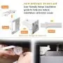 Vmaisi Adhesive Magnetic Cabinet Locks (12 Locks and 2 Keys) Vmaisi Adhesive Magnetic Cabinet Locks (12 Locks and 2 Keys)
