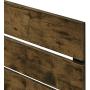 Einfach Rustic Platform Metal Bed Frame with Wooden Headboard and Footboard/Mattress Foundation with Strong Slat Support/No Box Spring Needed/Easy Assembly,Full