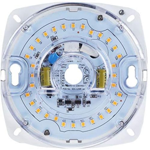 Silverlite 4'' PCB Size,5.39'' Overall Size, 17W,4000K,1200LM,120V,CRI90,Dimmable LED Light Engine,Retrofit Light Kit for Ceiling Flush Light,Ceiling Fan Light,Pendant,Lantern,Garden Light, UL/ES/JA8