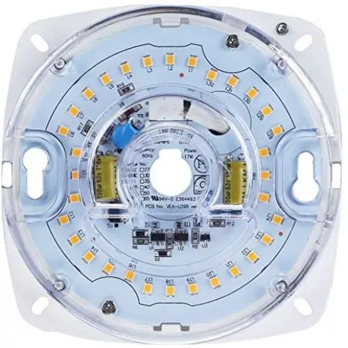Silverlite 4'' PCB Size,5.39'' Overall Size, 17W,4000K,1200LM,120V,CRI90,Dimmable LED Light Engine,Retrofit Light Kit for Ceiling Flush Light,Ceiling Fan Light,Pendant,Lantern,Garden Light, UL/ES/JA8