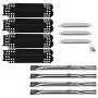 Hisencn Repair kit Replacement for Charbroil 463436215, 463436214, 463436213, 467300115, 463234413, Thermos 466360113, G432-Y700-W1, G432-0096-W1, Grill Burner Pipe, Heat Plate Tent, Crossover Tube Hisencn Repair kit Replacement for Charbroil 463436215, 463436214, 463436213, 467300115, 463234413, Thermos 466360113, G432-Y700-W1, G432-0096-W1, Grill Burner Pipe, Heat Plate Tent, Crossover Tube