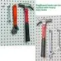 80 Pack 4 inch Metal Pegboard Hooks fits 1/8 Pegboard, Slatwall Holes and Grid Wire Panels, 1/8 inch Diameter PEG Board Pegboard Shelving Hooks for Garage, Office, Kitchen, Craft Shop, Retail Shop 80 Pack 4 inch Metal Pegboard Hooks fits 1/8 Pegboard, Slatwall Holes and Grid Wire Panels, 1/8 inch Diameter PEG Board Pegboard Shelving Hooks for Garage, Office, Kitchen, Craft Shop, Retail Shop