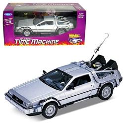 Welly 1/24 Scale Diecast Metal Delorean Timemachine Back to The Future Part I Model: 22443W, Toys & Games for Kids & Child