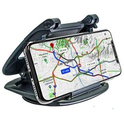 Cell Phone Holder for Car Dashboard, (2nd Gen) Car Phone Mount Silicone Dash Pad, GPS Holder Car Phone Mounting in Pickup Truck Compatible iPhone Xs Max XR X 6S 7 8 Plus Samsung Galaxy Note 9 S9 Pixel