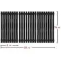 Hongso PCA343 Porcelain Steel Cooking Grid Replacement for Select Uniflame Gas Grill Models, Grill Grates for Backyard Grill Models, 16 3/8'' Grill Replacement, Pack of 3 Hongso PCA343 Porcelain Steel Cooking Grid Replacement for Select Uniflame Gas Grill Models, Grill Grates for Backyard Grill Models, 16 3/8'' Grill Replacement, Pack of 3