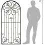 H Potter Garden Trellis for Climbing Plants Metal Wrought Iron Outdoor Wall Panel for Vines Flowers H Potter Garden Trellis for Climbing Plants Metal Wrought Iron Outdoor Wall Panel for Vines Flowers