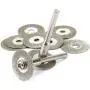 Dophee 10pcs Mini Diamond Coated Cutting Off Discs Fit Rotary Tool Replacement for Dremel Drill (16mm) Dophee 10pcs Mini Diamond Coated Cutting Off Discs Fit Rotary Tool Replacement for Dremel Drill (16mm)