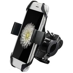 IPOW Metal Bike & Motorcycle Cell Phone Mount, with Unbreakable Metal Handlebar Holder for Bicycle, Motorbike, ATV. Fits iPhone, Samsung or Any Smartphone/GPS